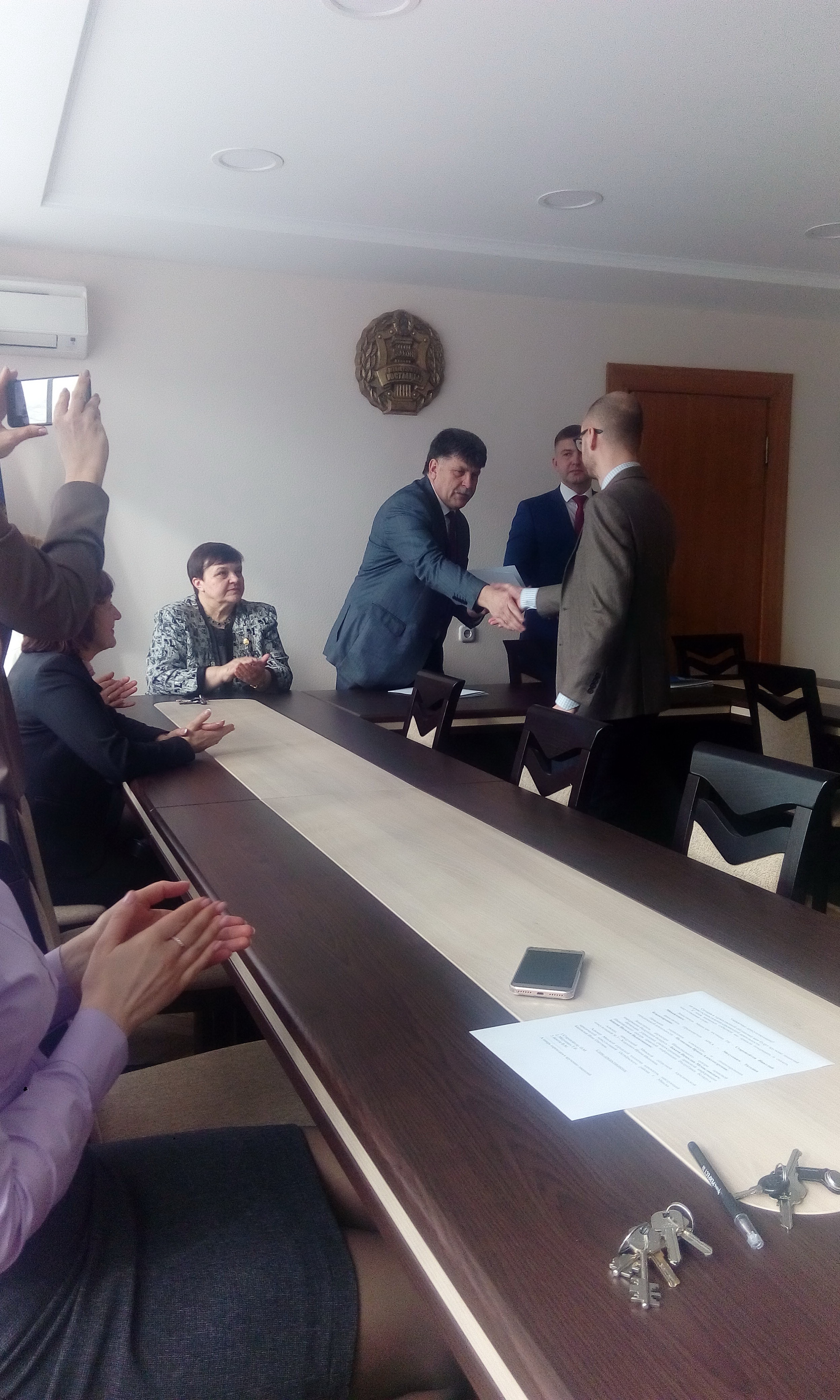 Торжественное вручение лицензий на право осуществления адвокатской деятельности состоялось сегодня в Министерстве юстиции Республики Беларусь