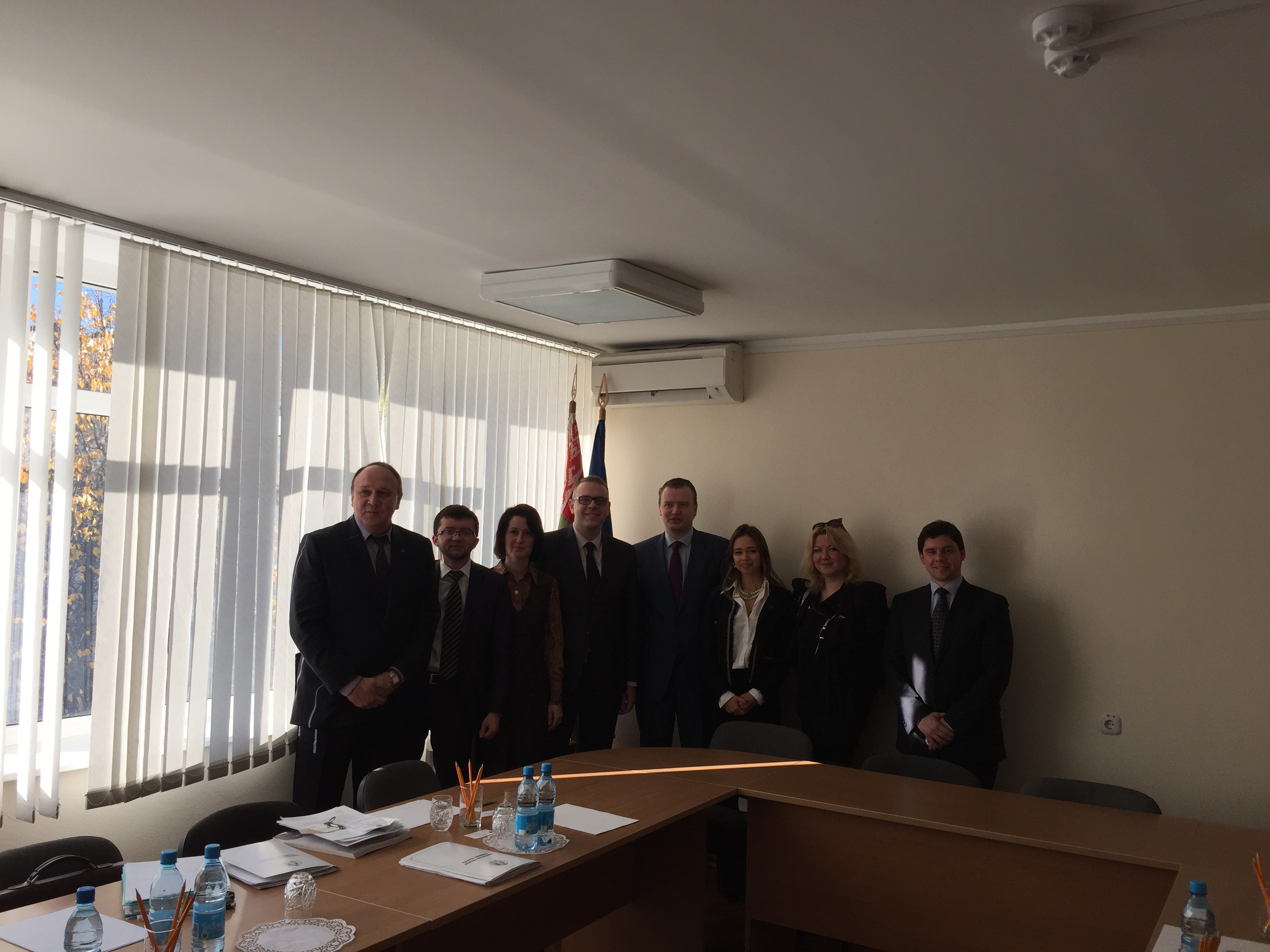 Молодые российские адвокаты встретились сегодня с руководством Министерства юстиции и представителями белорусской адвокатуры