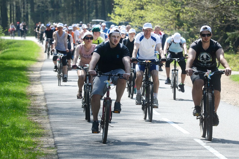 Председатель БРКА В.И.Чайчиц принял участие в велопробеге Bike4SDGs в поддержку Целей устойчивого развития